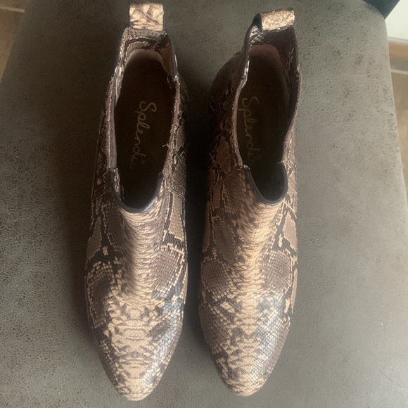 Splendid Snake Print Ankle Boots Sz 6 - Picture 6 of 12